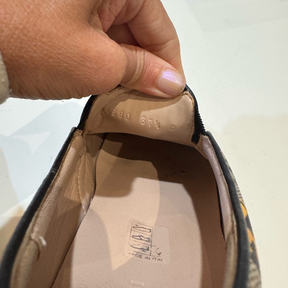 Used Gucci Supreme Monogram Bengal Womens Dublin Slip On Sneakers. Size 37.5. - Picture 3 of 5